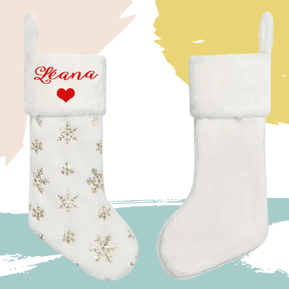 Chaussette/botte de Noël personnalisée
