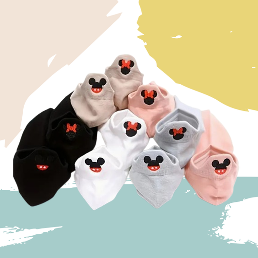 Chaussettes languette minnie (5 paires)