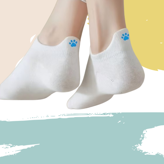 Chaussettes languette pattes (5 paires)