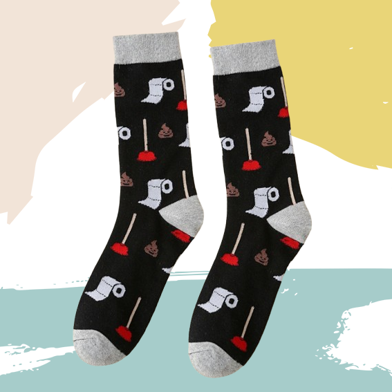 Toilet paper socks