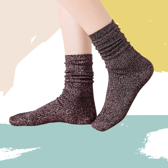 Glitter socks (4 pairs)