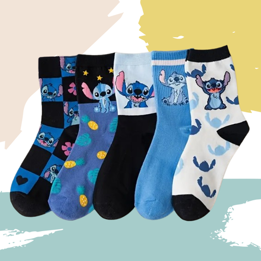 Chaussettes stitch (5 paires)