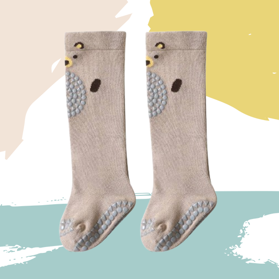 Chaussettes ourson antidérapantes