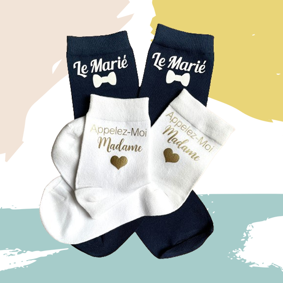 Chaussettes - noir, bleu, vert, blanc, rose foncé, rose clair