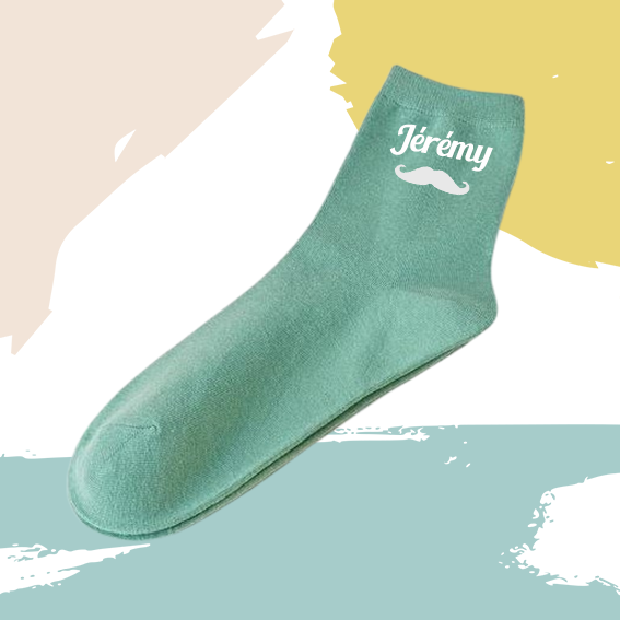 Chaussettes - noir, bleu, vert, blanc, rose foncé, rose clair