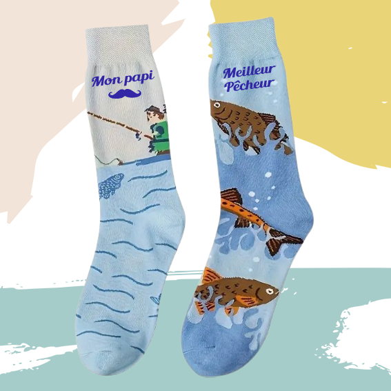 Chaussettes pêcheur personnalisées