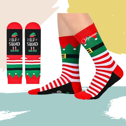 Chaussettes elf personnalisées