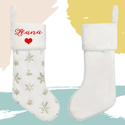 Chaussette/botte de Noël personnalisée