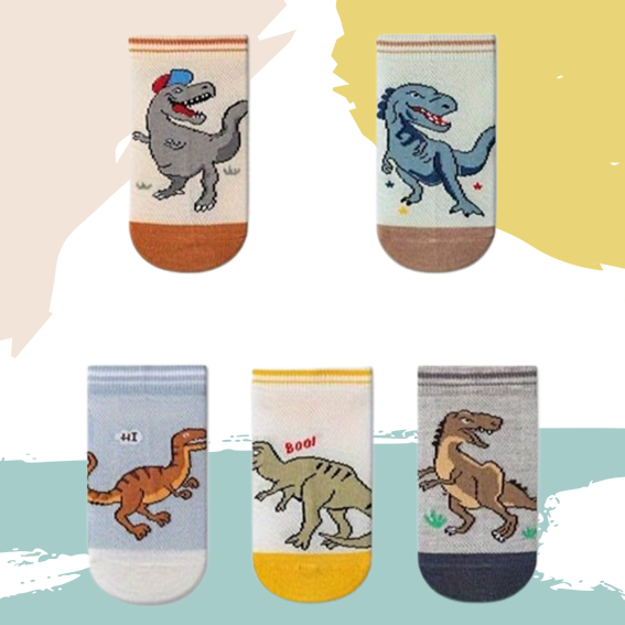 Chaussettes dino (5 paires)