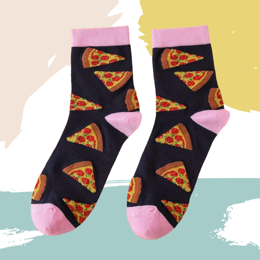 Chaussettes pizza