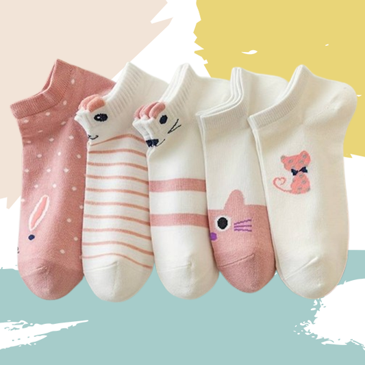 Chaussettes chat (5paires)