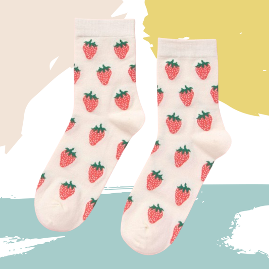 Chaussettes fraise