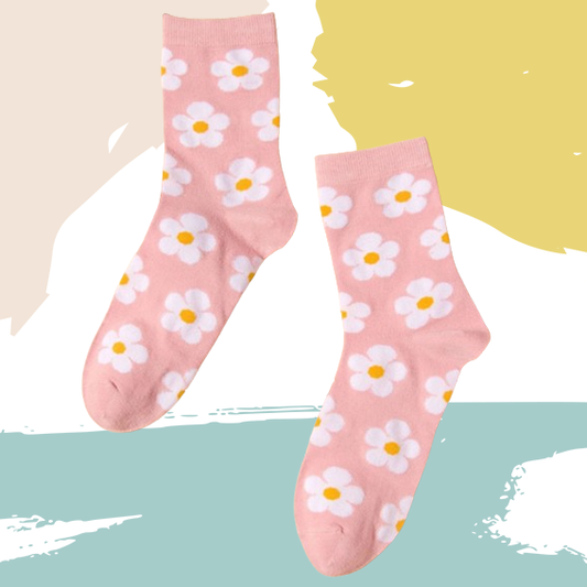 Chaussettes fleur