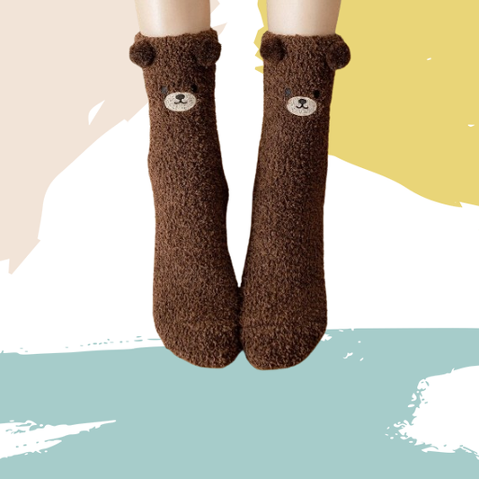 Chaussettes ours polaire