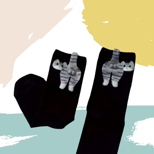 Chaussettes chat