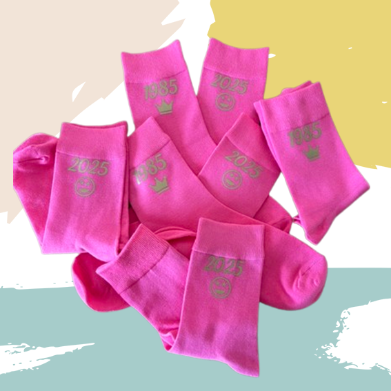 Chaussettes -  noir, bleu, vert, blanc, rose